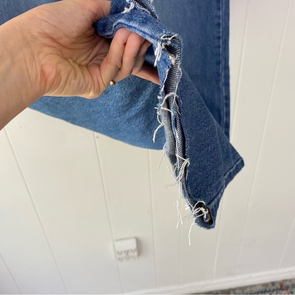 Sam Edelman Yaro High Rise Pinch Waist Jeans Skyline Womens 30 Distressed 90s - Picture 8 of 15